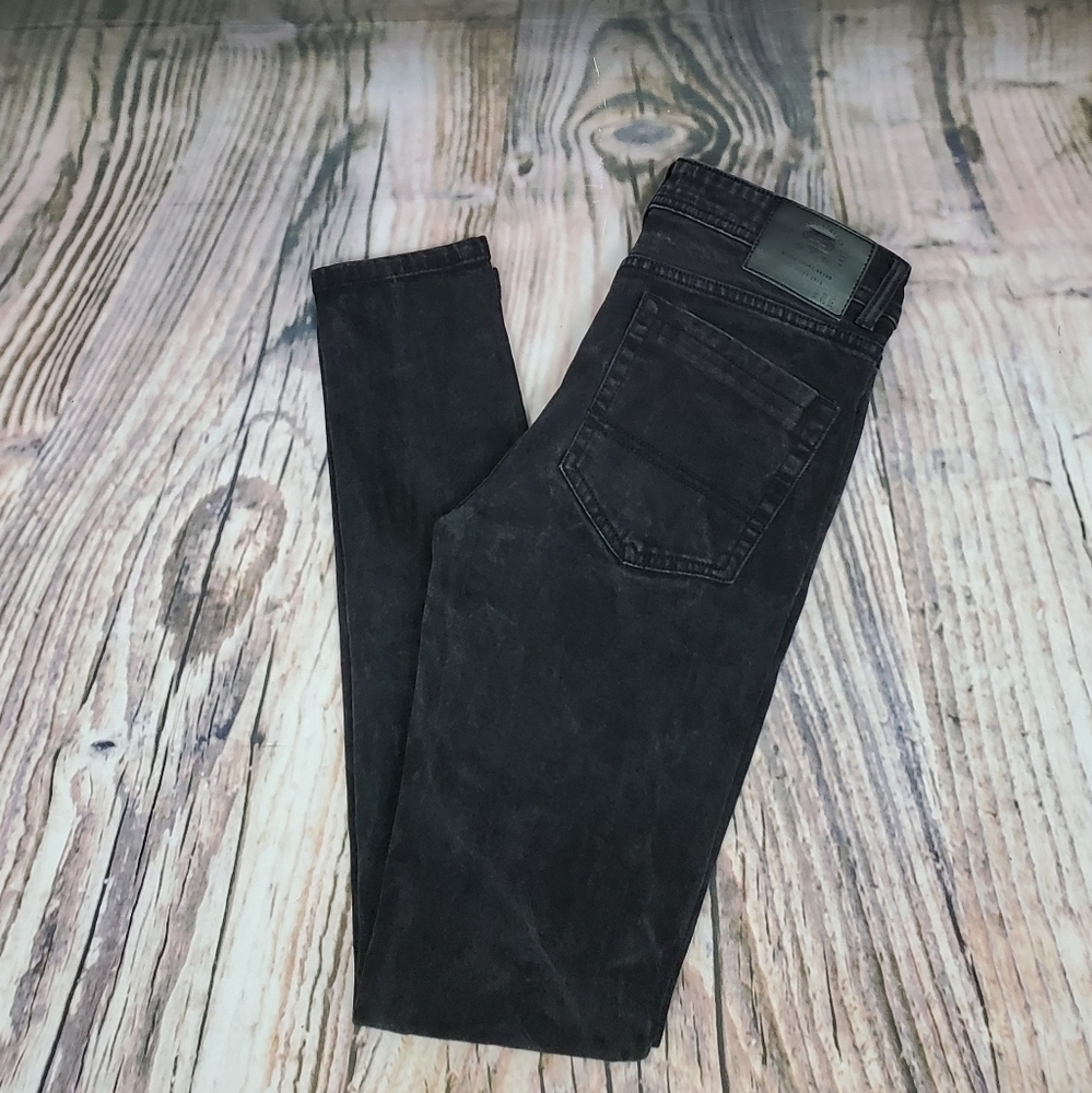 Threadbare Riley Super Skinny Black Washed Jeans - Picture 10 of 14